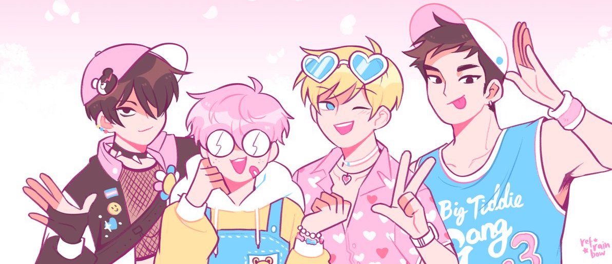 Boyfriends webtoon cover art
