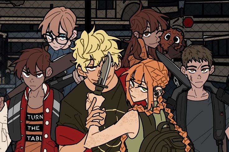 School Bus Graveyard webtoon cover art