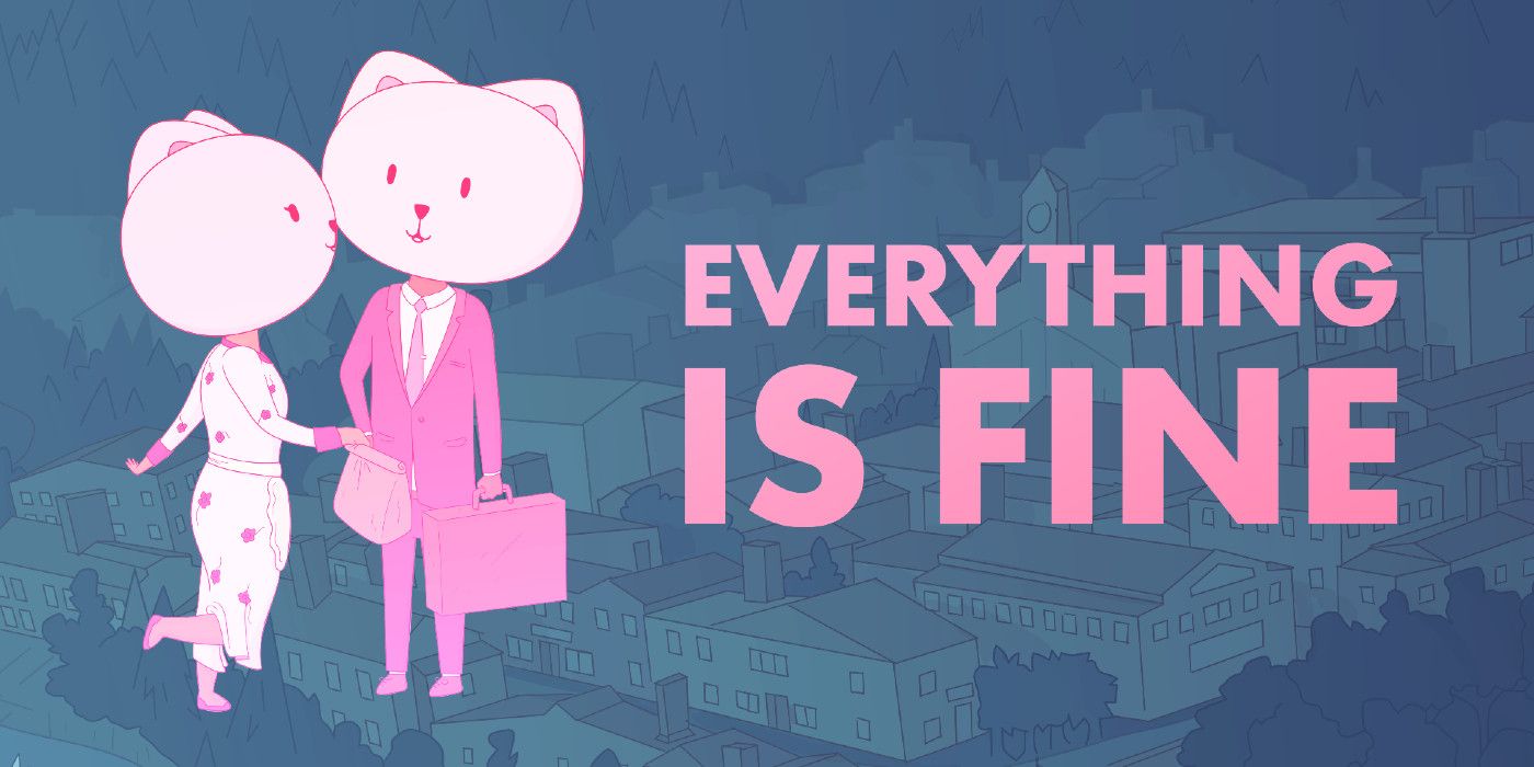 Everything is Fine webtoon cover art