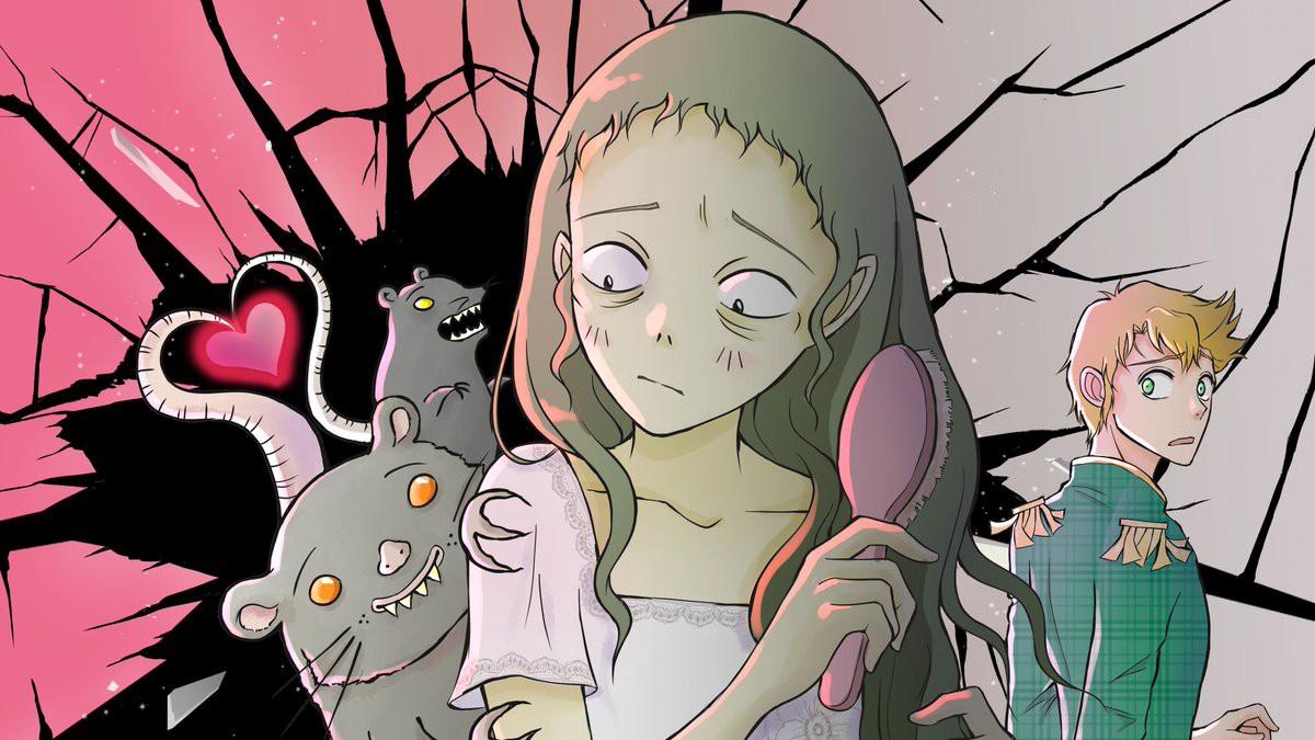 Cursed Princess Club webtoon cover art
