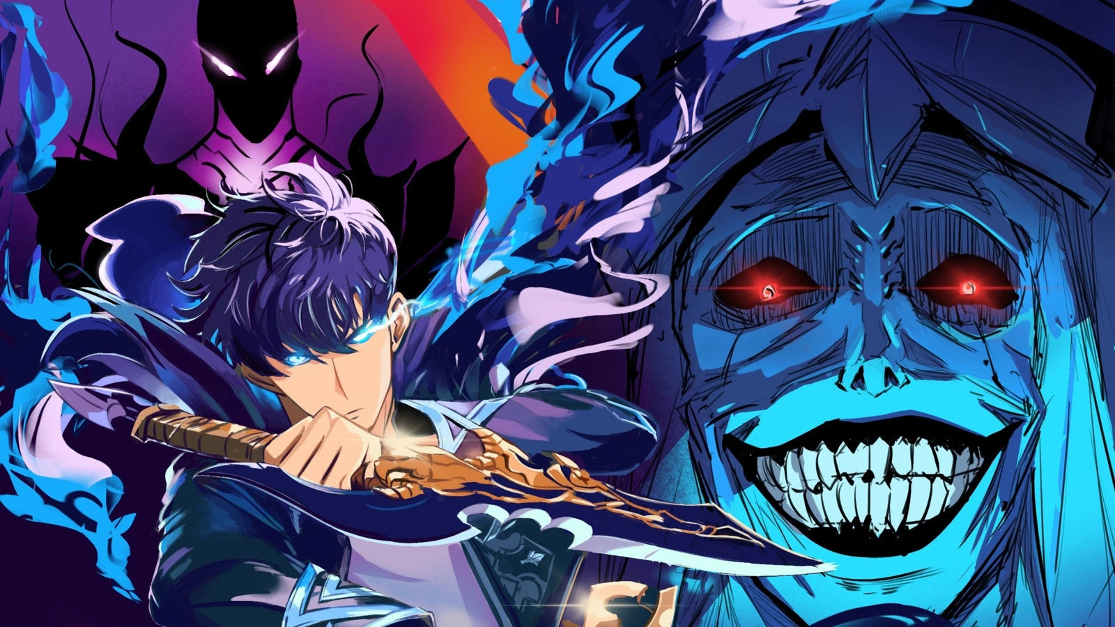 Solo Leveling webtoon cover art